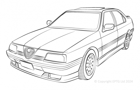 Powerflex Buchsen Alfa Romeo 164 V6 & Twin Spark (1987 -1998)