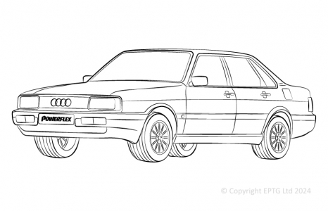 Powerflex Bushes Audi 80 & 90 Avant (1973 - 1996)