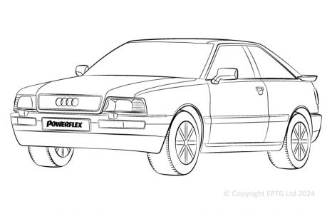 Powerflex Bushes Audi Coupe (1981  - 1996)
