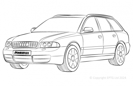 Powerflex Bushes Audi S4 Avant (1995 - 2001)