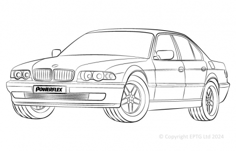 Powerflex Bushes BMW E38 7 Series (1994 - 2002)