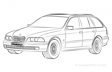 Powerflex Bushes BMW E39 5 Series 520 to 530 Touring (1996 - 2004)