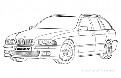 Powerflex Bushes BMW E39 5 Series 540 Touring (1996 - 2004)