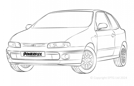 Powerflex Buchsen Fiat Coupe (1993-2000), Brava, Bravo, Marea