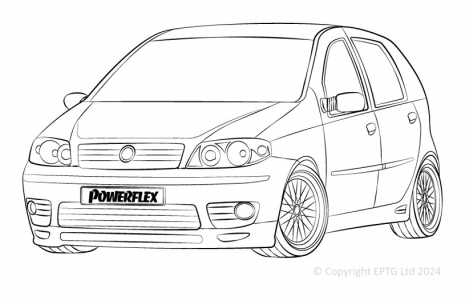 Powerflex Buchsen Fiat Punto MK2 (1999 - 2005)