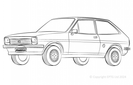 Powerflex Buchsen Ford Fiesta Mk1 & 2 All Types (1976-1989)