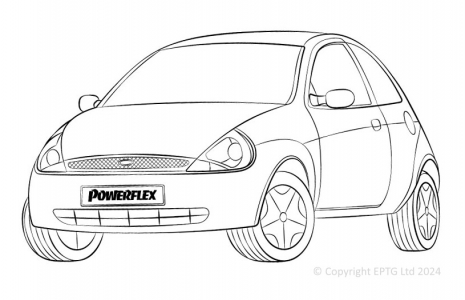 Powerflex Buchsen Ford KA (1996-2008)