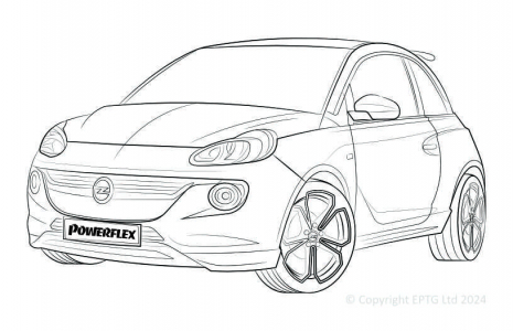 Powerflex Bushes Opel Adam (2012-)