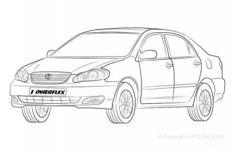 Powerflex Bushes Toyota Corolla (2003 - 2008)