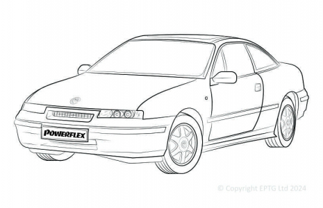 Powerflex Bushes Opel Calibra (1989-1997)