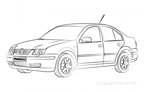 Powerflex Bushes VW Bora 4 Motion (1999-2005)